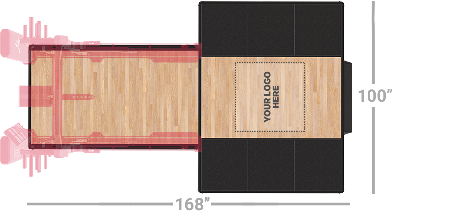 Chart A300 Half Rack Long Base Insert with Platform