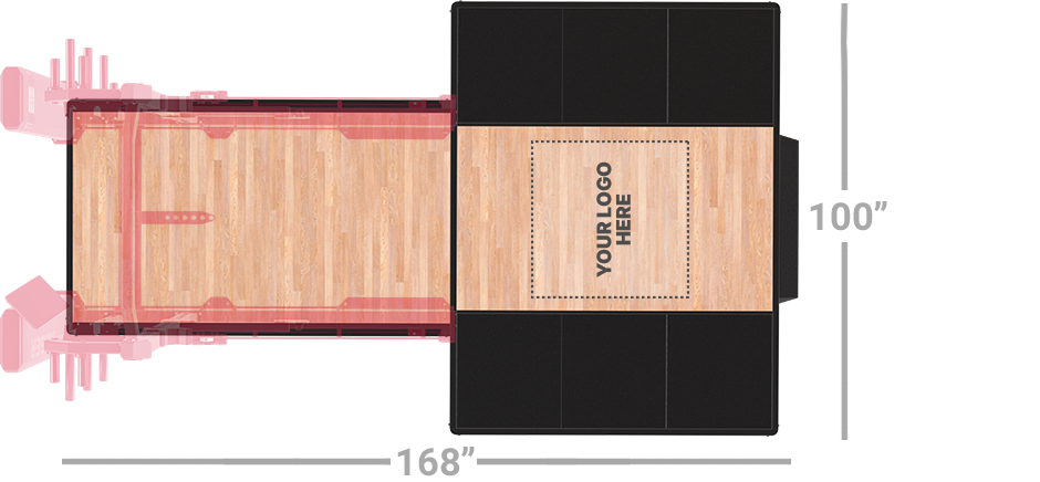 Chart A400 Half Rack Long Base Insert with Platform
